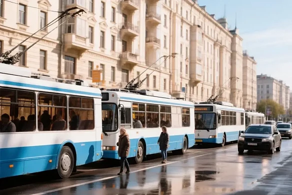 В Иванове встали троллейбусы